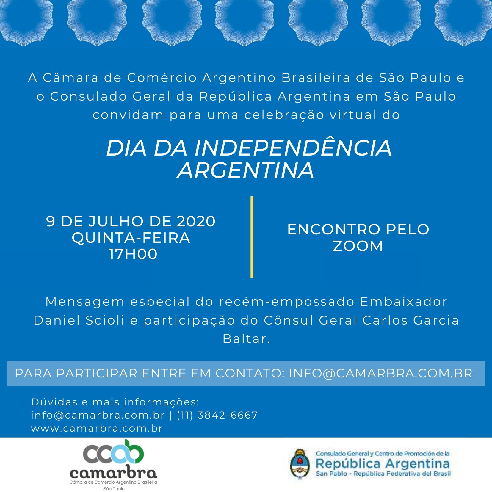 Celebração do dia da Independência Argentina